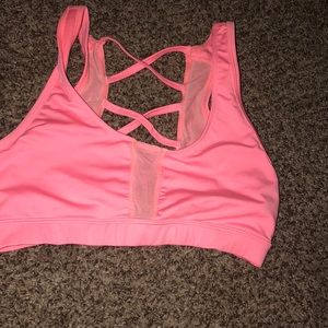 coral sports bra